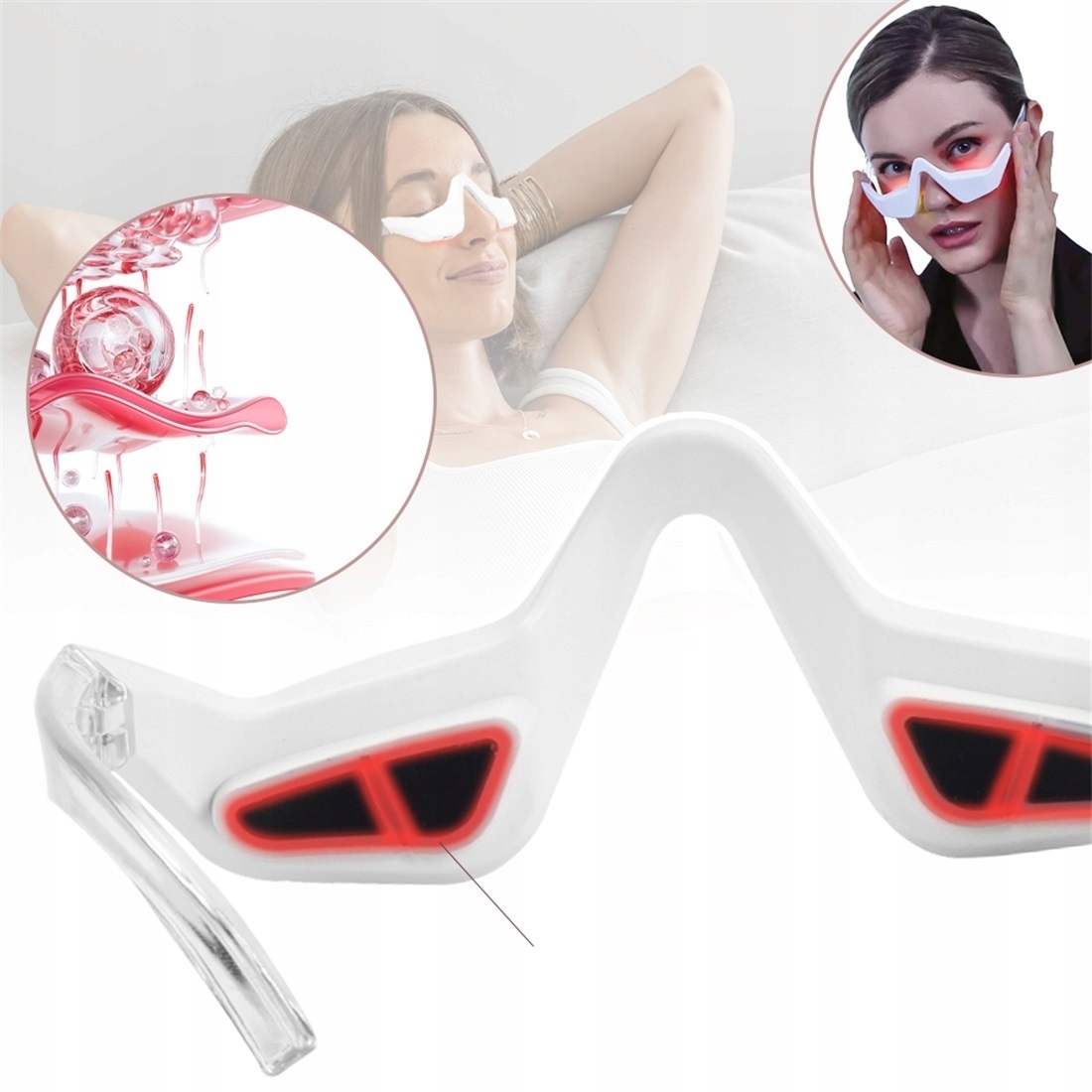 Terapie Červeným Světlem 3D Design Mikro-proudová Masáž 3 Režimy