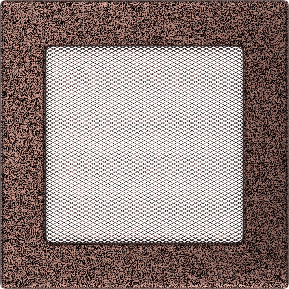 Ventilační mřížka 17x17 měděná