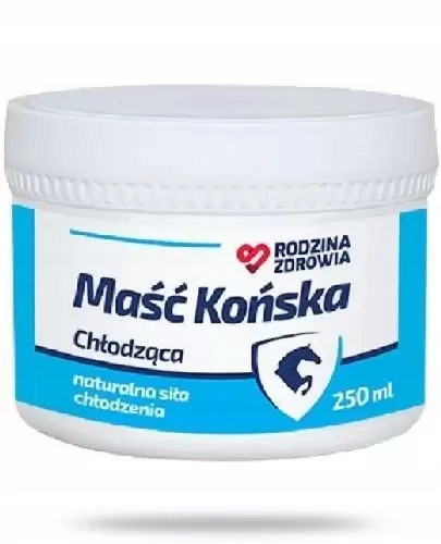 

Maść końska chłodząca 250ml Rodzina Zdrowia