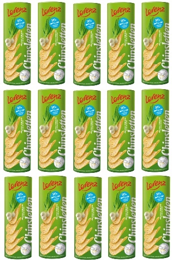Levně 15 x 100 g Lorenz Chipsletten Jarní Cibulka Karton