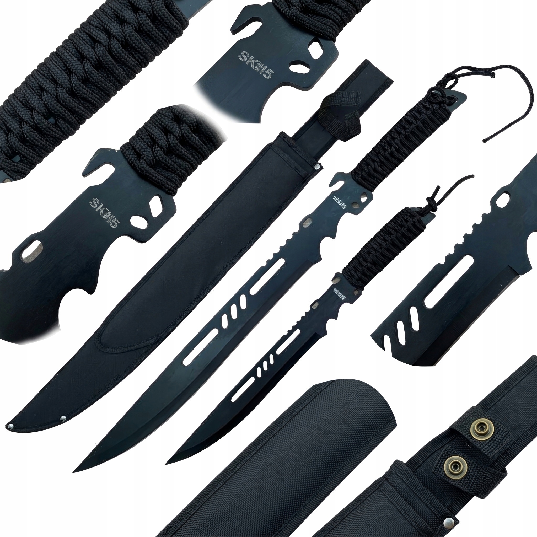 Sada 2 mečů Katana Ninja pro jednoduchý Trénink 68 cm a 45 cm D104