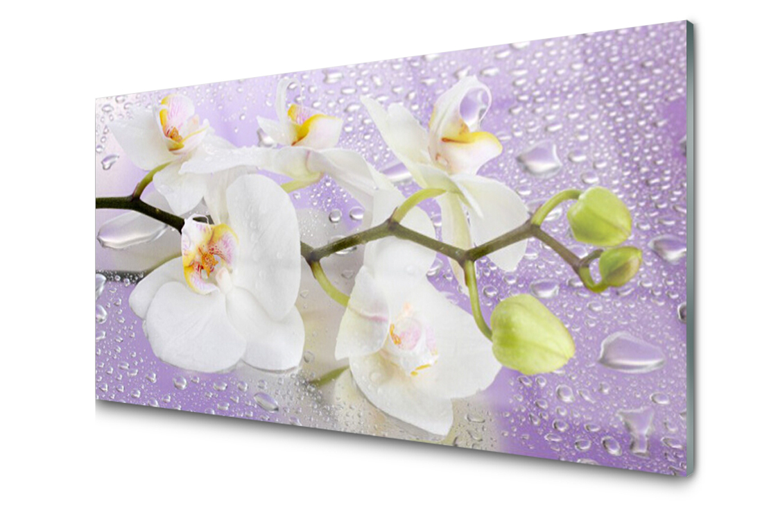

Panel szklany Płytka Kwiaty Roślina 120x60 + Klej