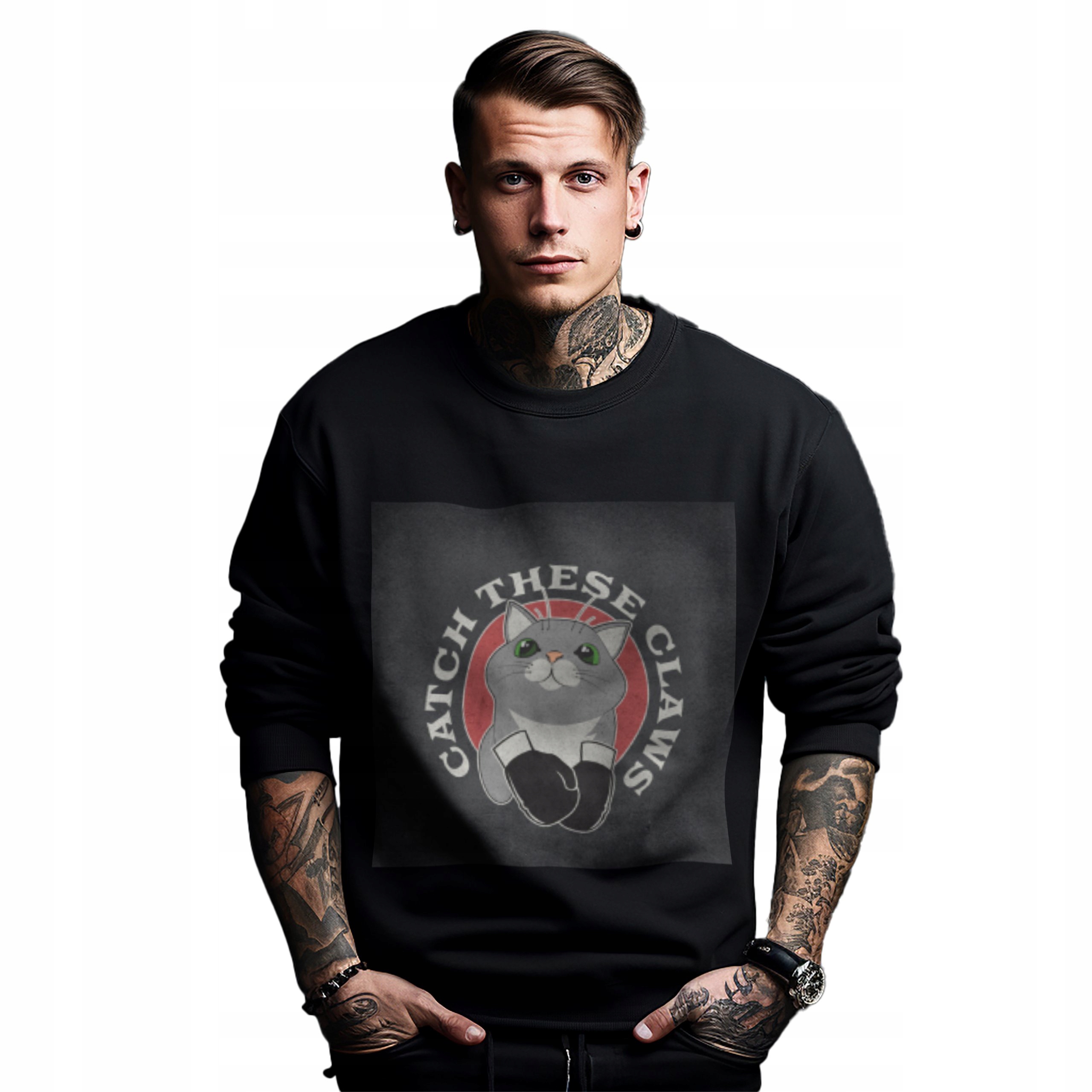 Mikina s potiskem Catch These Claws