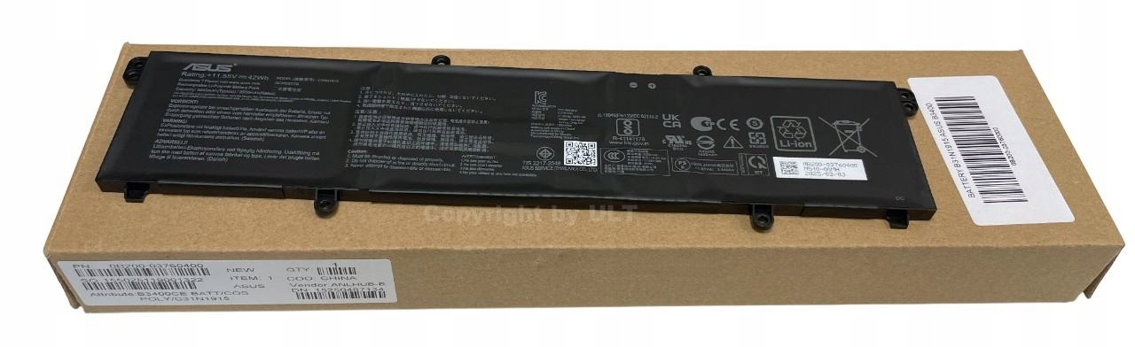 Asus originálna batéria B3400 Batt/ Byd Pris/ B31N1915 B0B200-03760000