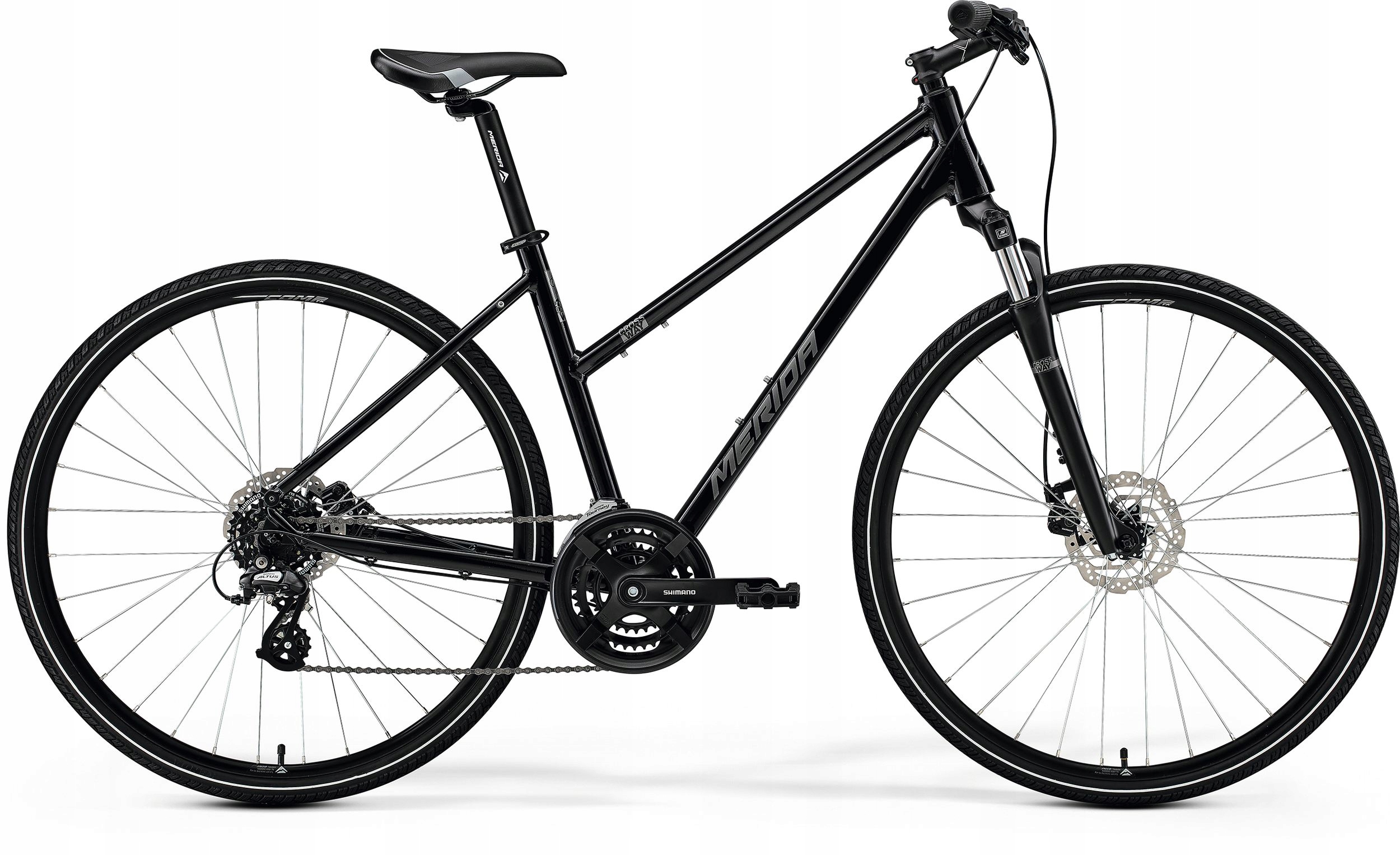 Rower MERIDA CROSSWAY 10 LADY S(47) BLACK(SILVER)