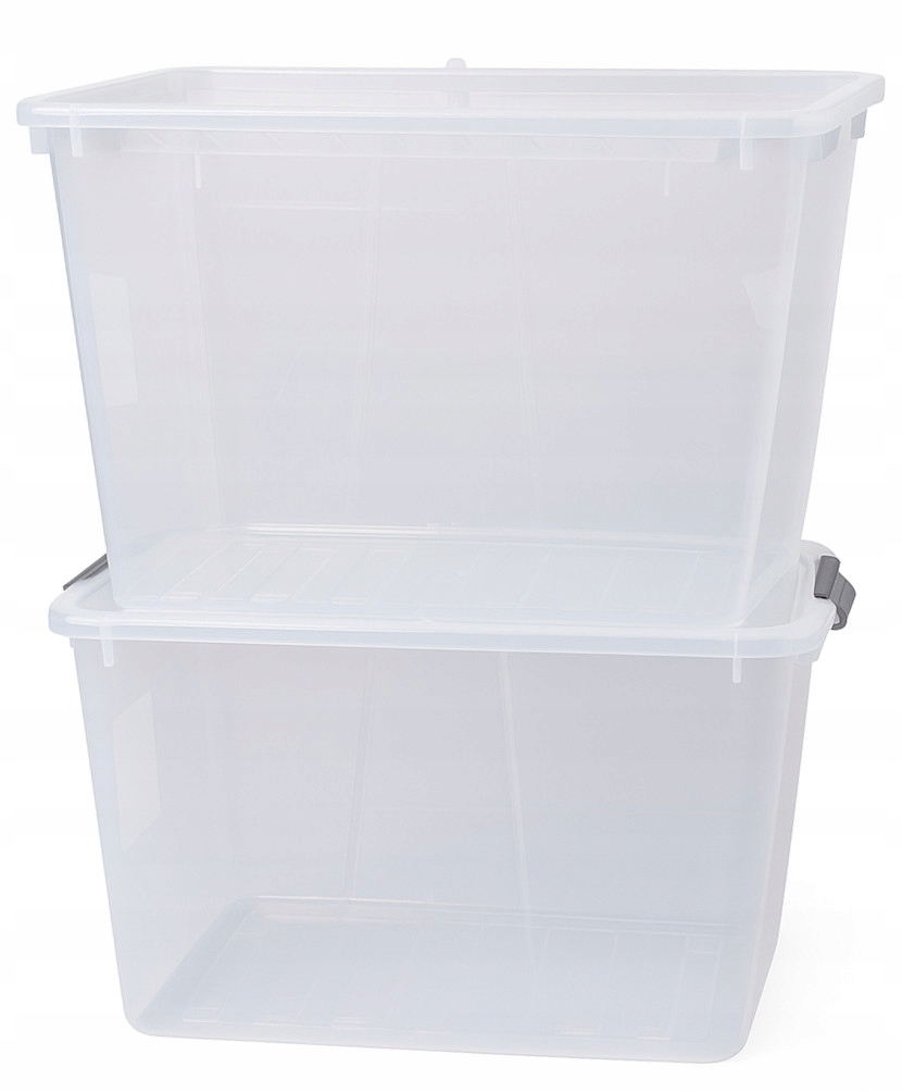 Plastikowy pojemnik 30 l dwustronna pokrywa pudełko do przechowywania