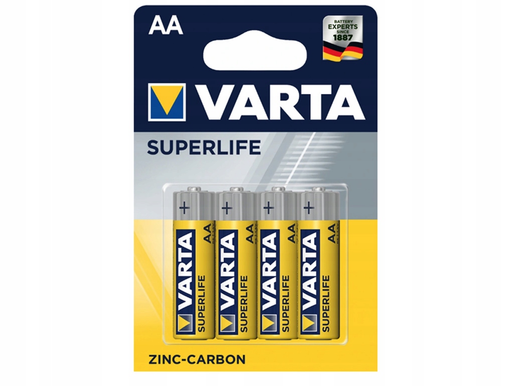 

Bateria Varta Superlife Aa R6P Blister 4 szt.