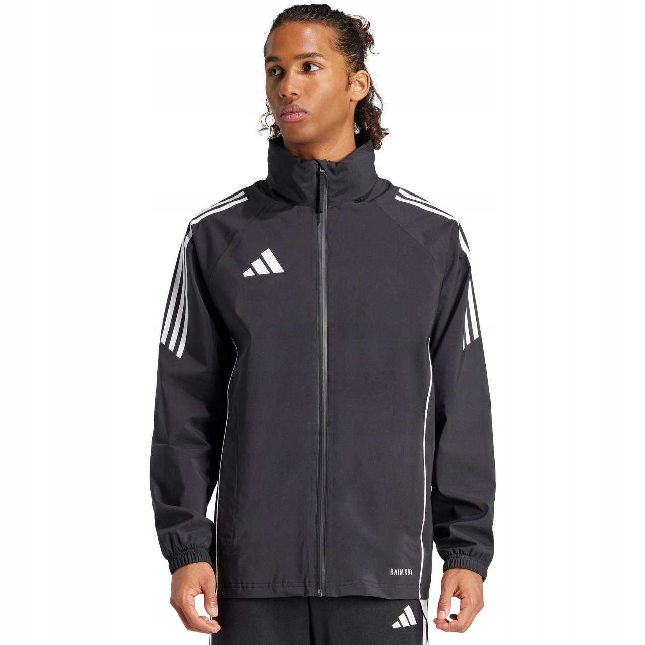 Pánská bunda adidas Tiro 24 Rain černobílá IJ7390 Vel. 2XL