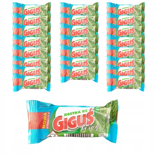 

Zapas Wkład Wc kostka toaletowa Giguś Leśna 24x40g