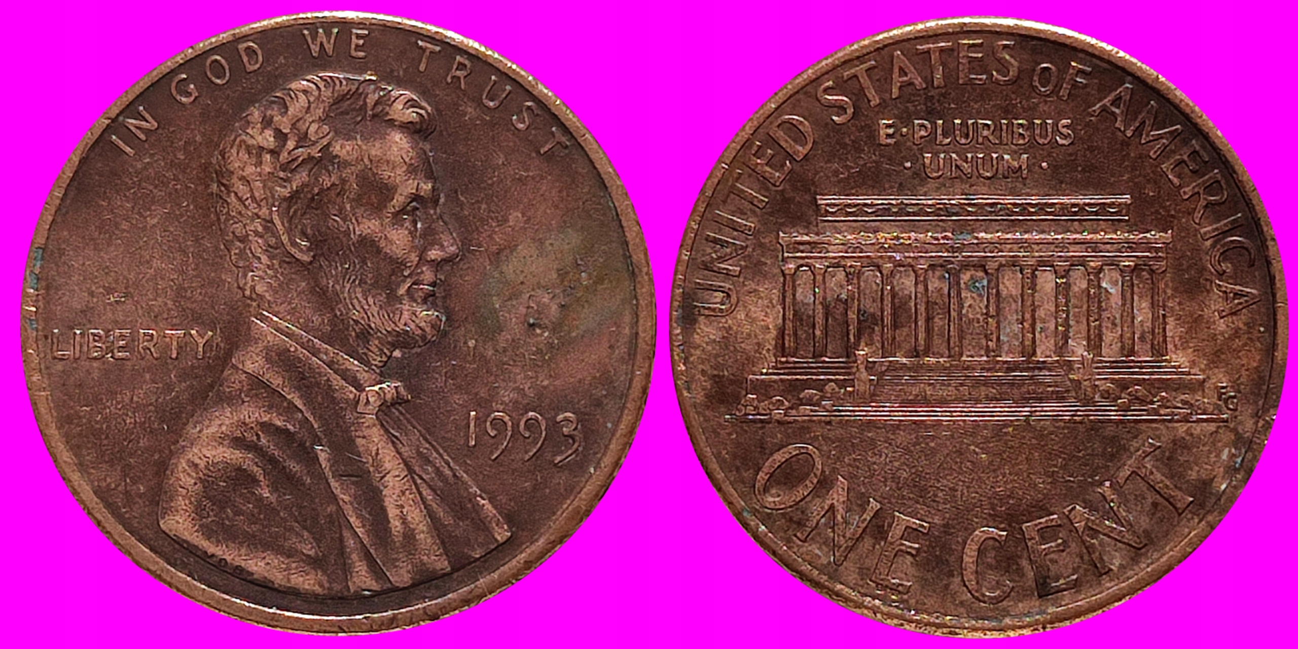 1 Cent USA 1993 U 91