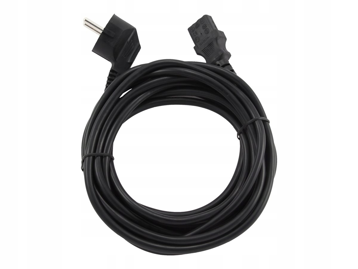 Kabel Przewód Zasiląjacy Do Komputera Monitora Projektora Tv Drukarki 5m