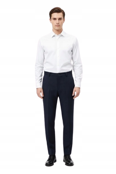 Selected Homme Modré Pánské Elegantní Rovné Kalhoty 32/32 N1D