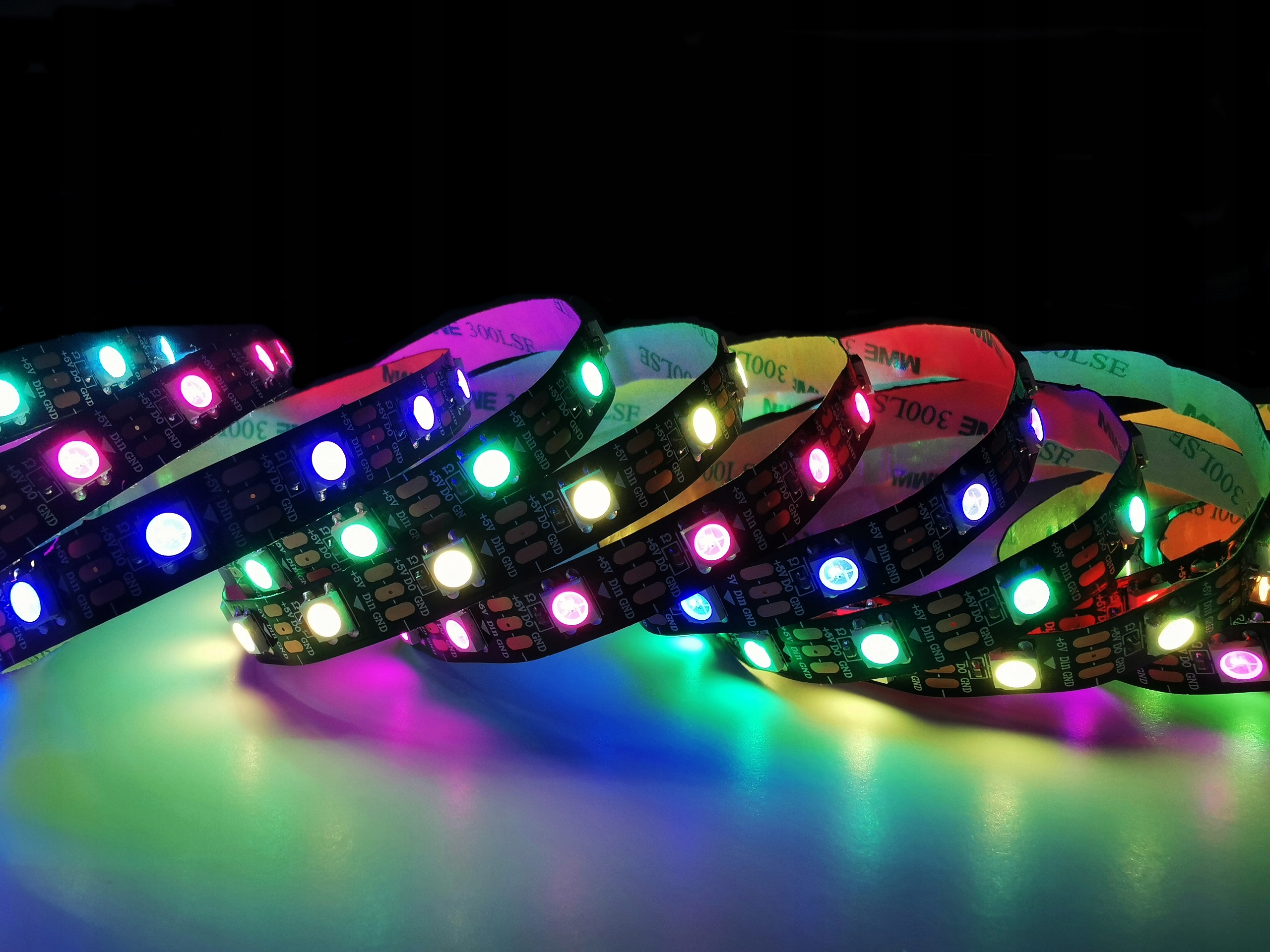 

Taśma Led WS2812B 60led/m Argb Black Pcb [1m]