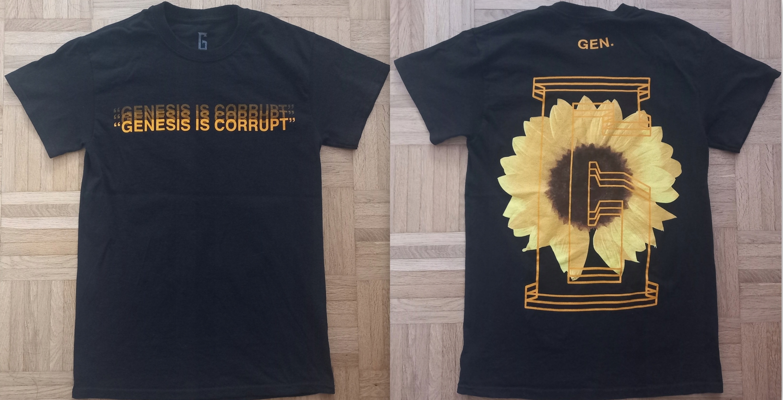 GENESIS IS CORRUPT Oficjalna koszulka S