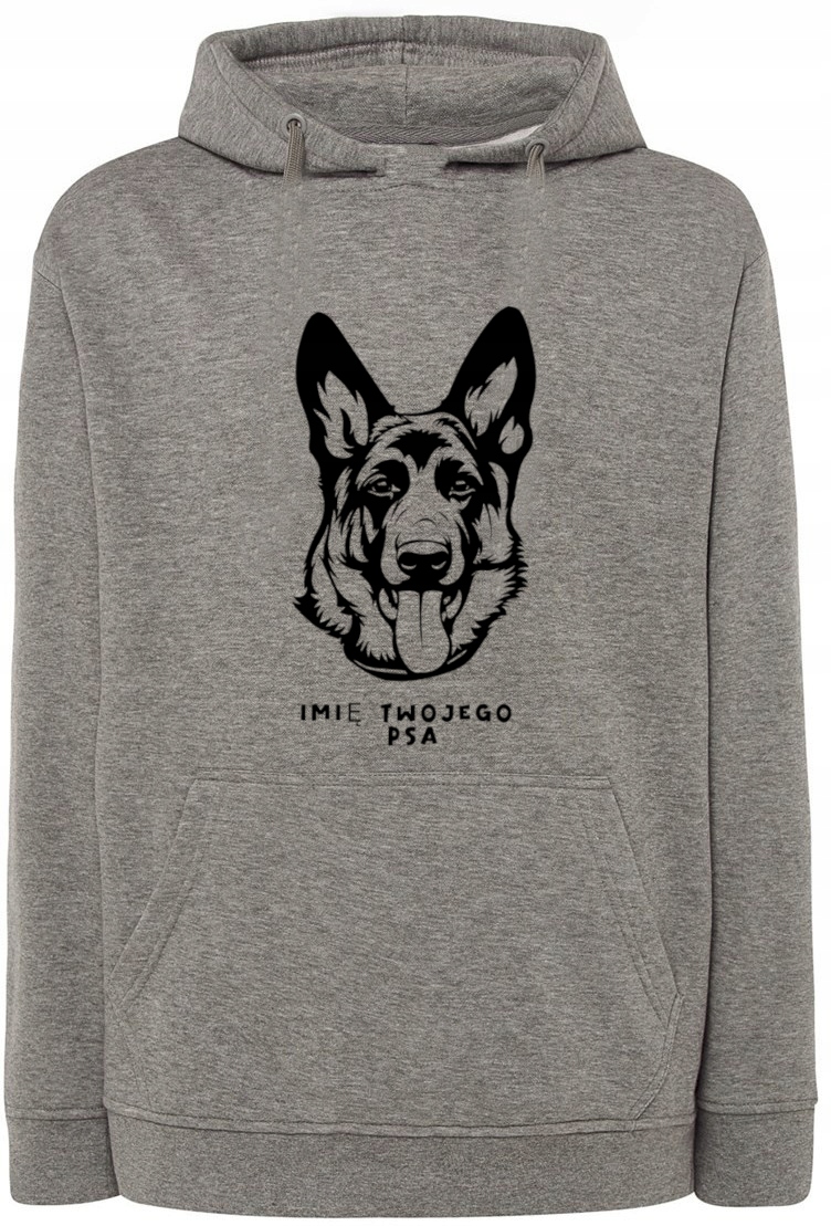 Mikina s potiskem Ovčáček+Jméno vašeho psa vel. 5XL