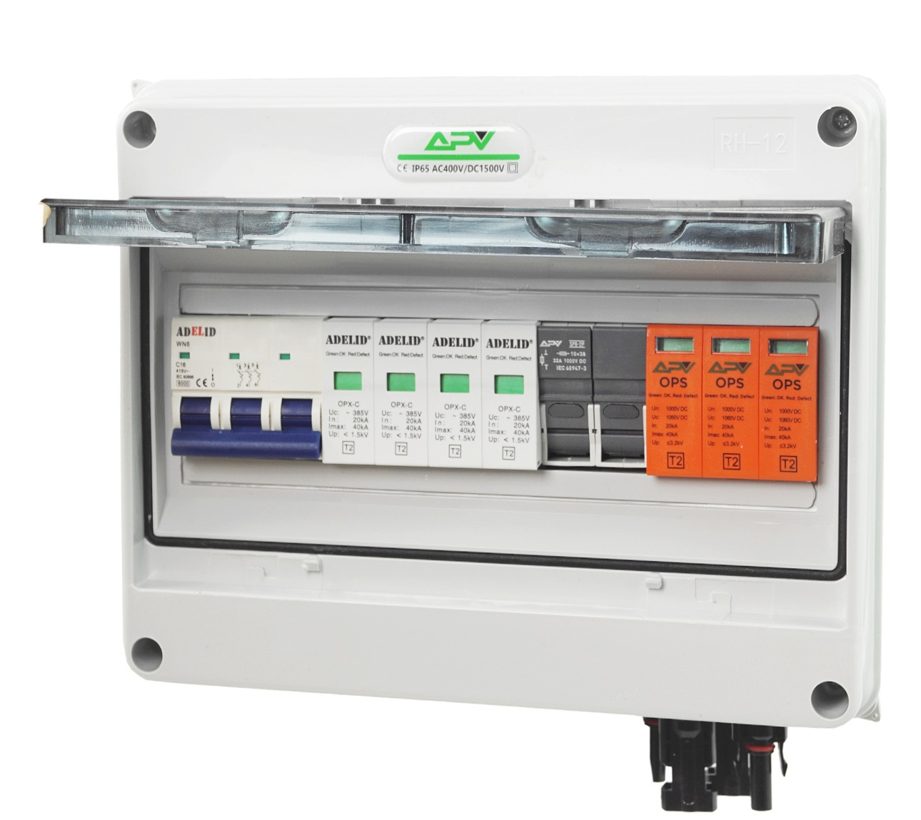 РАСПРЕДЕЛИТЕЛЬНОЕ УСТРОЙСТВО PV 1000V DC/AC 1 STRING ФОТОВОЛЬТАИКА