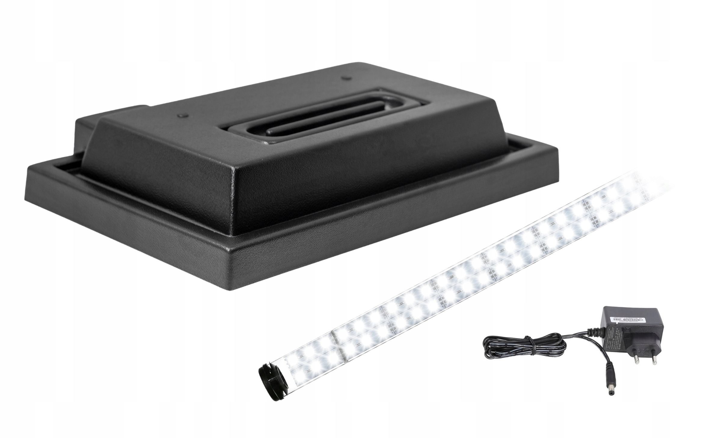 Levně Kryt do akvária 40x25 černý Led osvětlení Bílé 8520