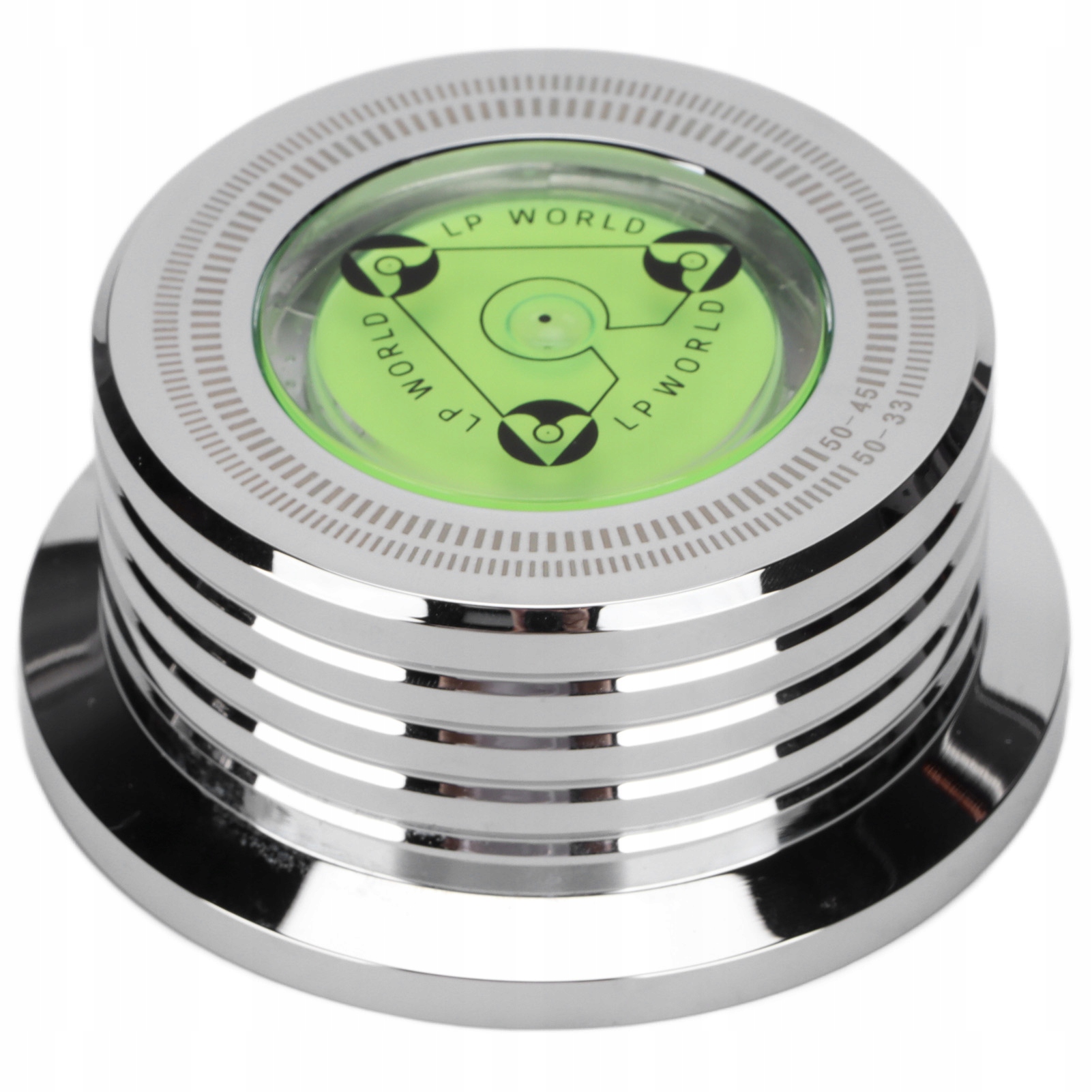 DOCISK GRAMOFONOWY STABILIZATOR PŁYTY WINYLOWEJ Waga produktu z opakowaniem jednostkowym 0.4 kg