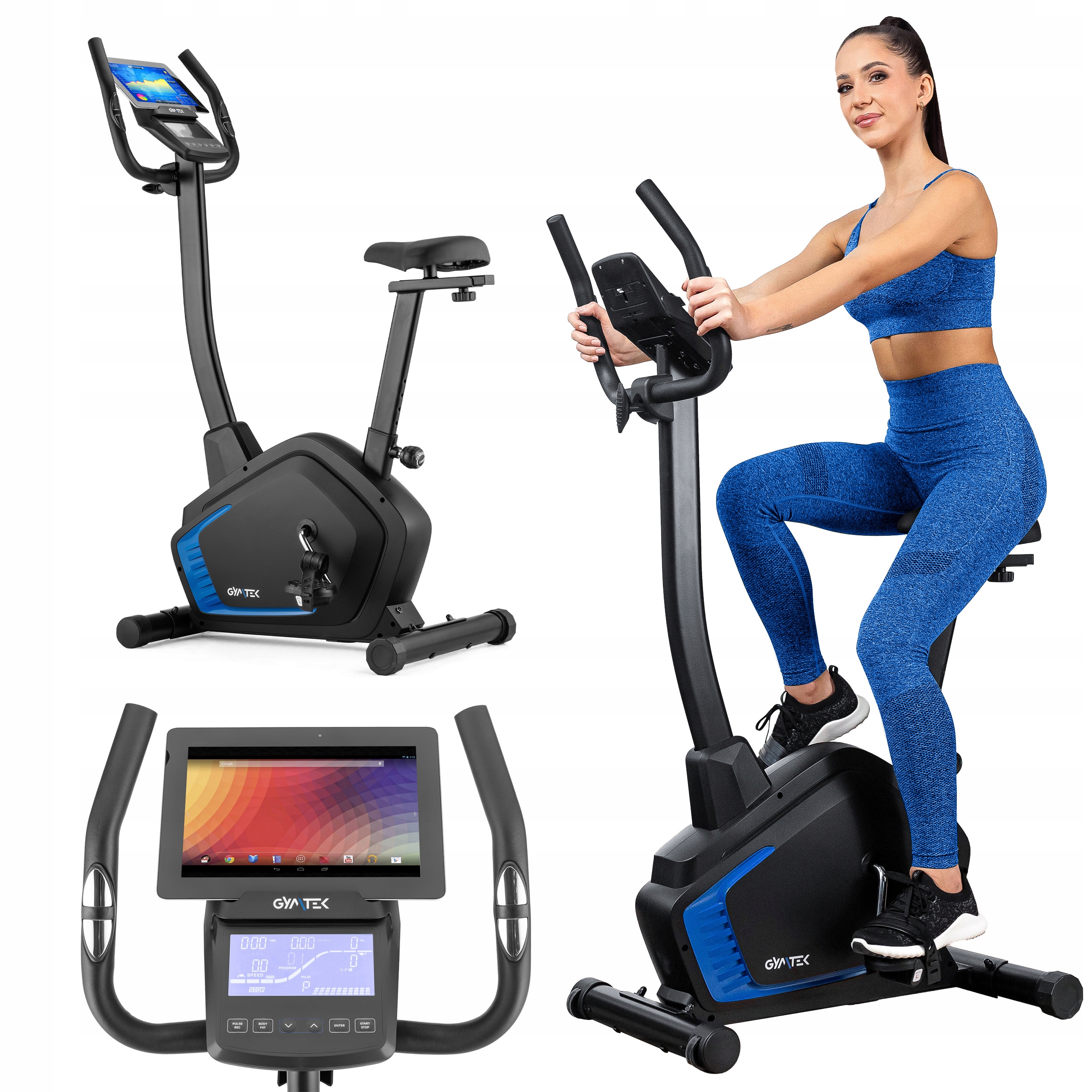 Rower Stacjonarny Treningowy Magnetyczny Rowerek Do Ćwiczeń XB1800 Gymtek