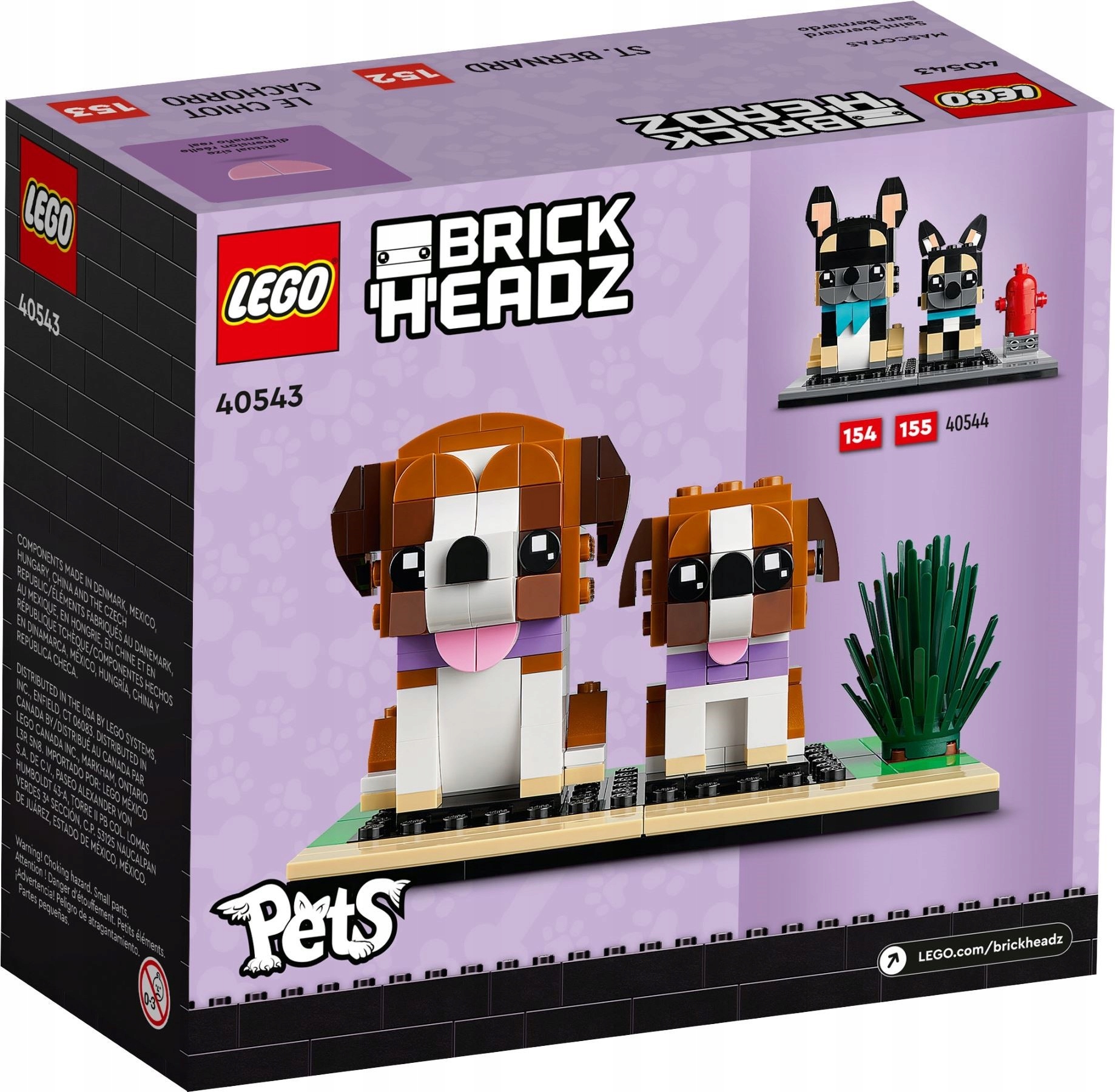 LEGO BrickHeadz 40543 Bernardyn Marka LEGO