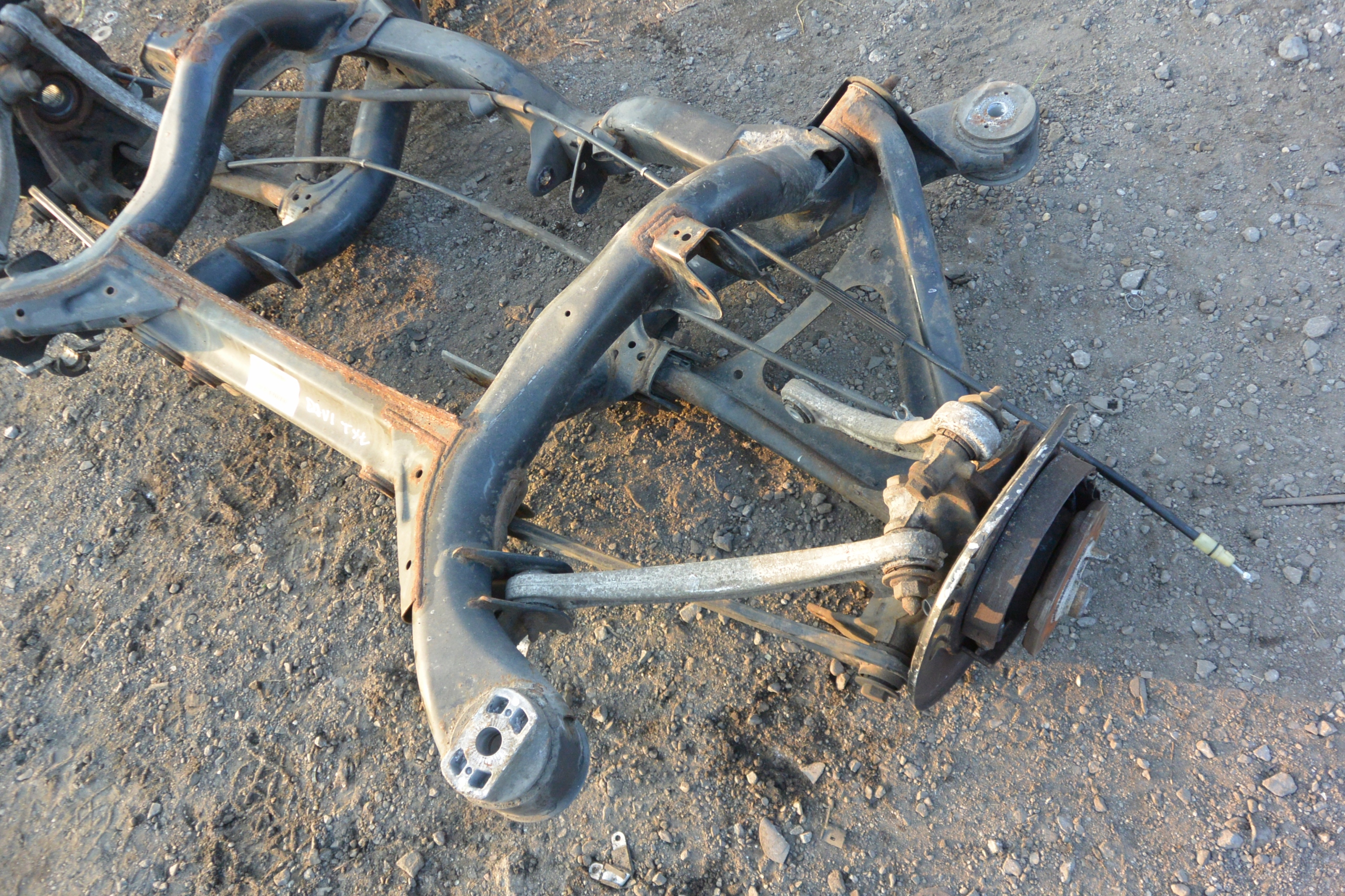 subframe axle beam arm swing rear part AUDI Q7 4L