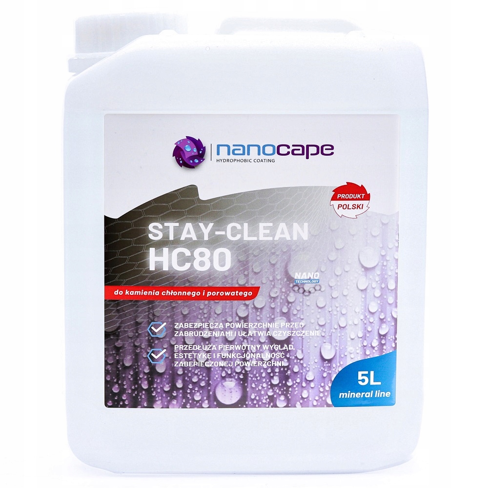 Hc 80 Impregnát na fasády stěn hydrofobní 5L