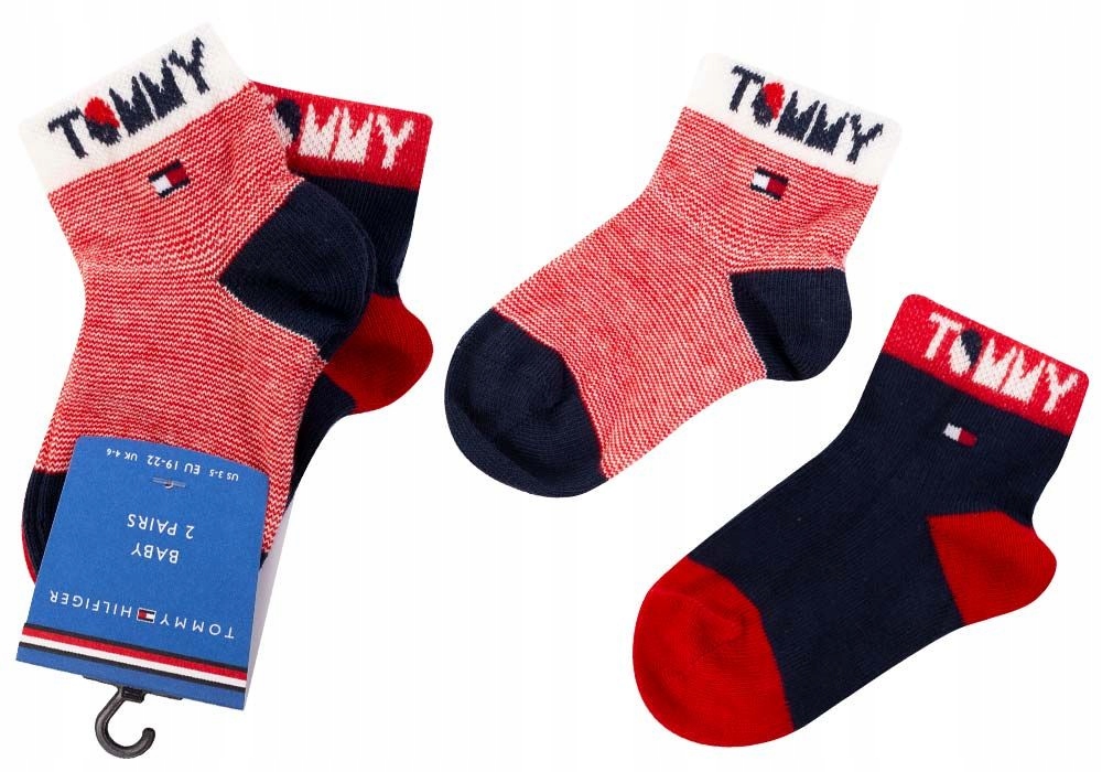 

Tommy Hilfiger Skarpetki Dziecięce 2 Pary r. 15-18