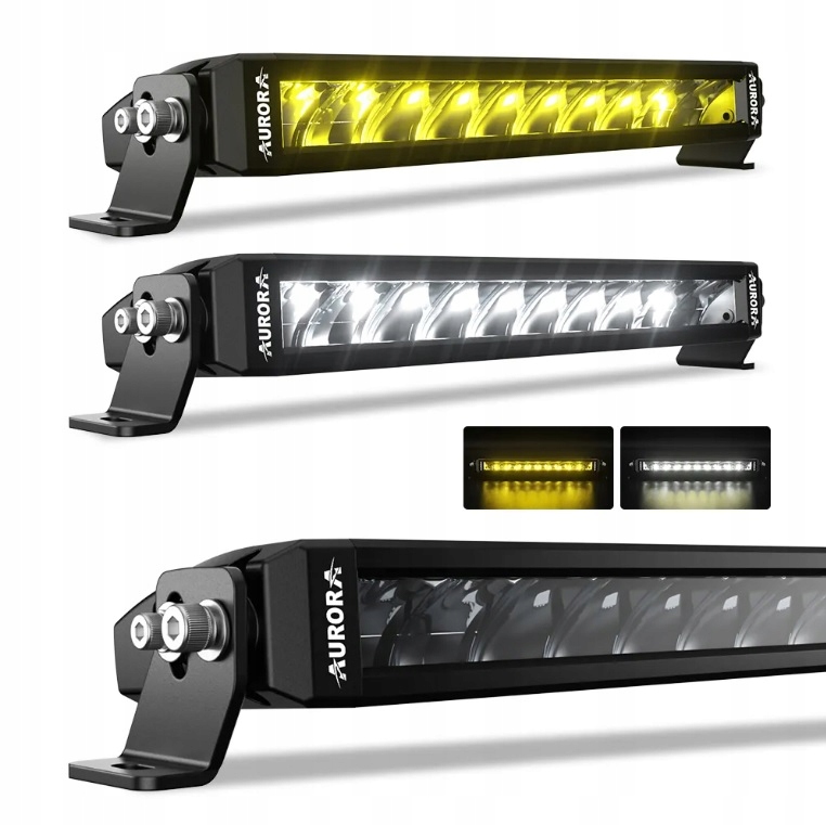 Panelová lišta Aurora Led 10" 100W dvojfarebná Atv Utv Can Am Polaris Cf Moto