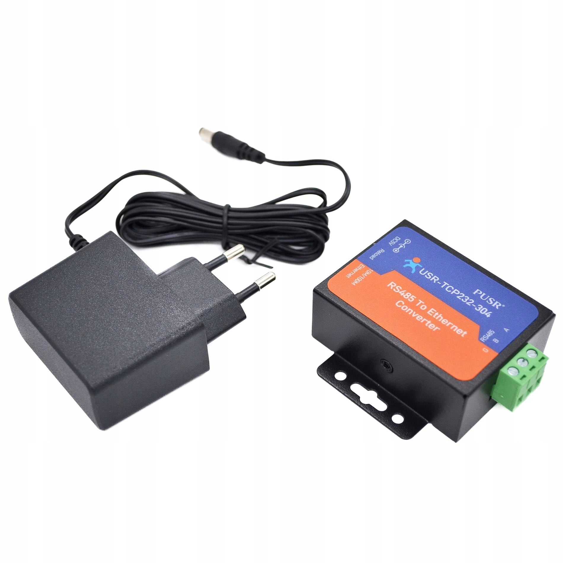 USR-TCP232-304 RS485 to Ethernet Modbus Zasilacz w zestawie