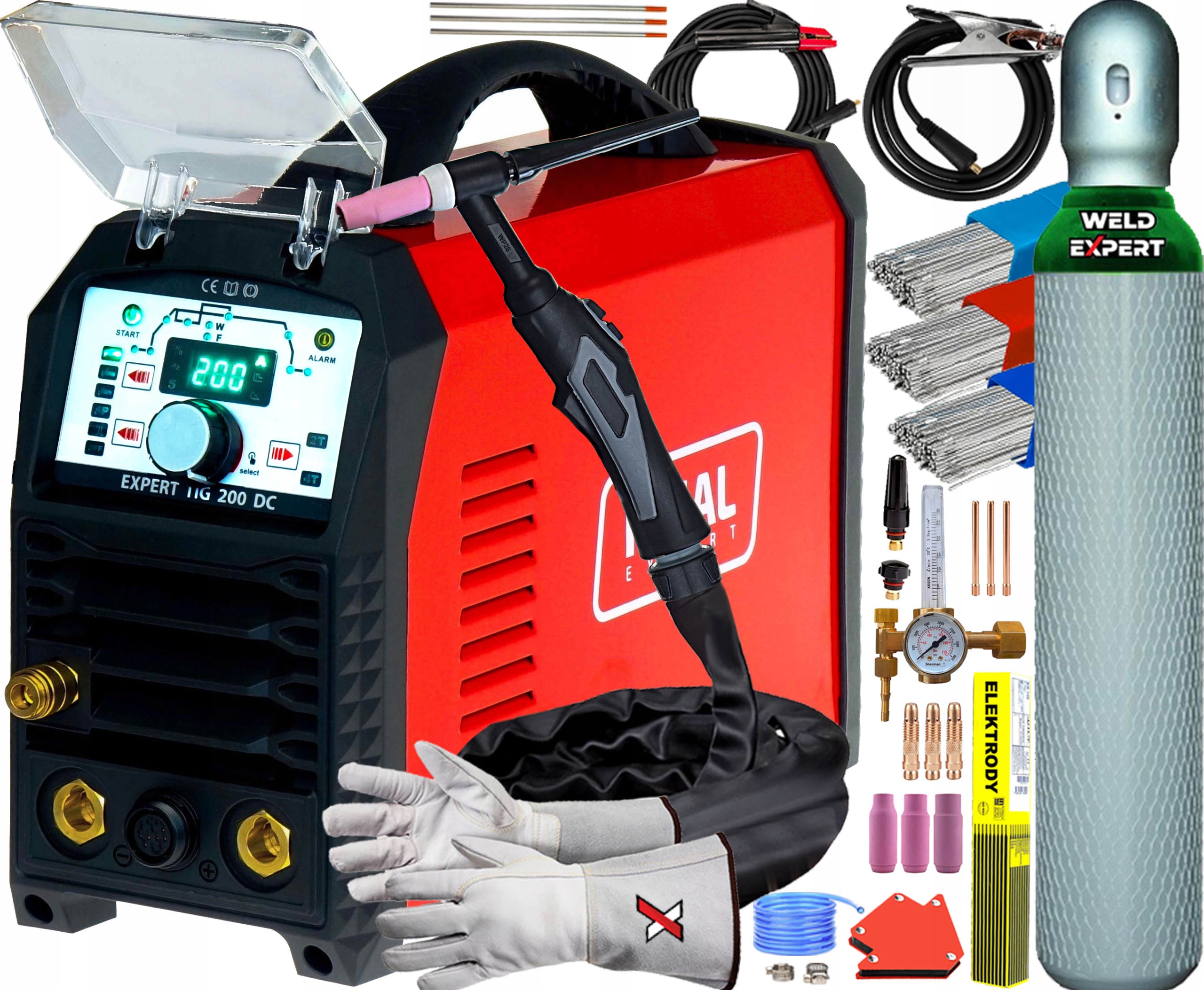 Svařovací Stroj Expert Ideal Tig 200 DC Tig Hf Puls Mma