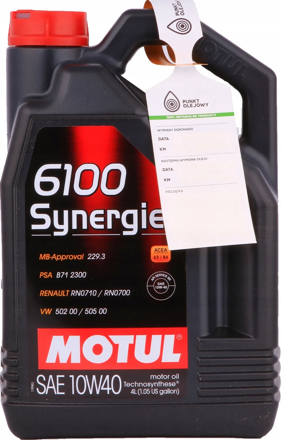 MOTUL 6100 Синергия+ 10w40-4L