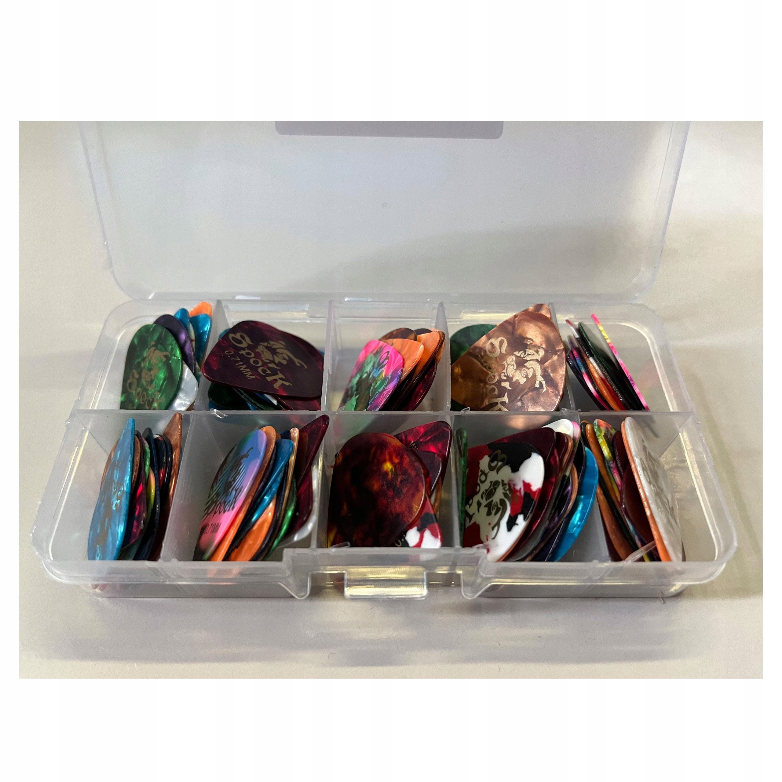 KOSTKA GITAROWA PIÓRKO DO GITARY 0.71mm KOSTKI GITAROWE 5 SZTUKI MIX Marka Spock