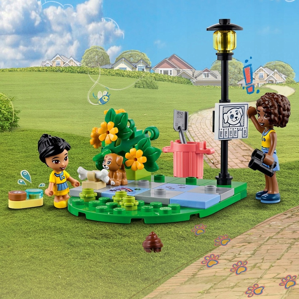 LEGO FRIENDS ROWER DO RATOWANIA PSÓW PRZYCZEPKA Wiek dziecka 6 lat +