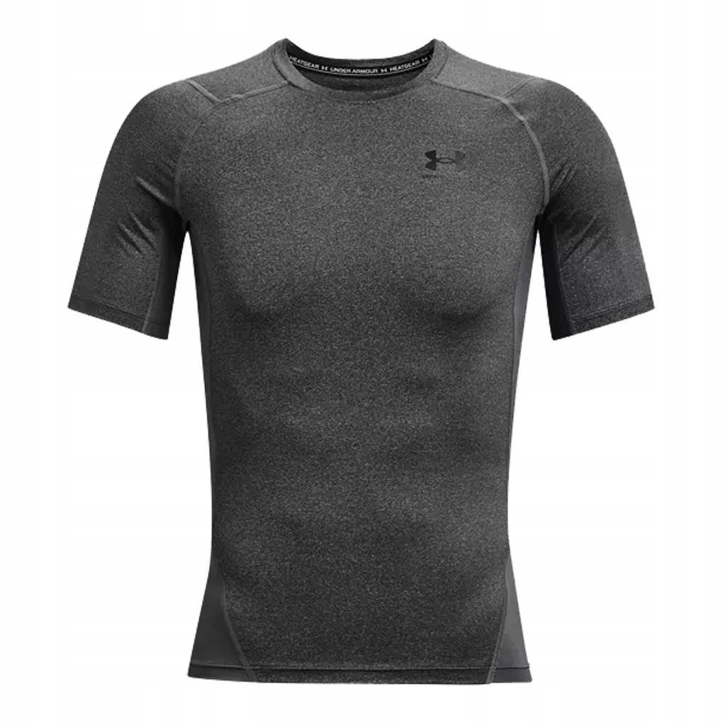 Under Armour Tričko Ua Hg Armour Comp Ss-gry šedá