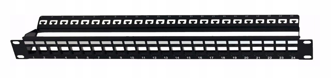 Patch panel Intellinet 720328 czarny Keystone