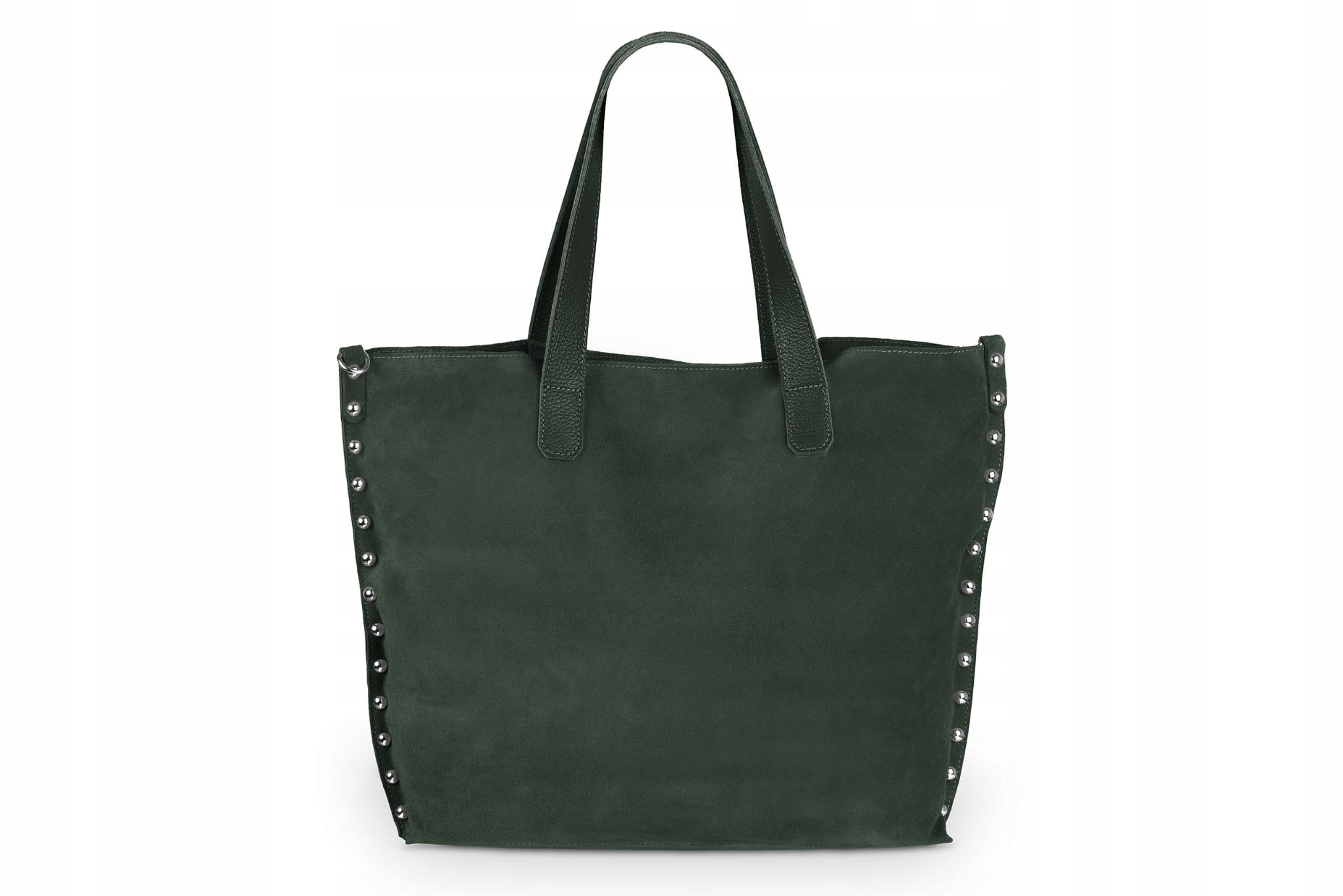 

Torba Skórzana Zamsz Rivetto Vera Pelle Butelkowa