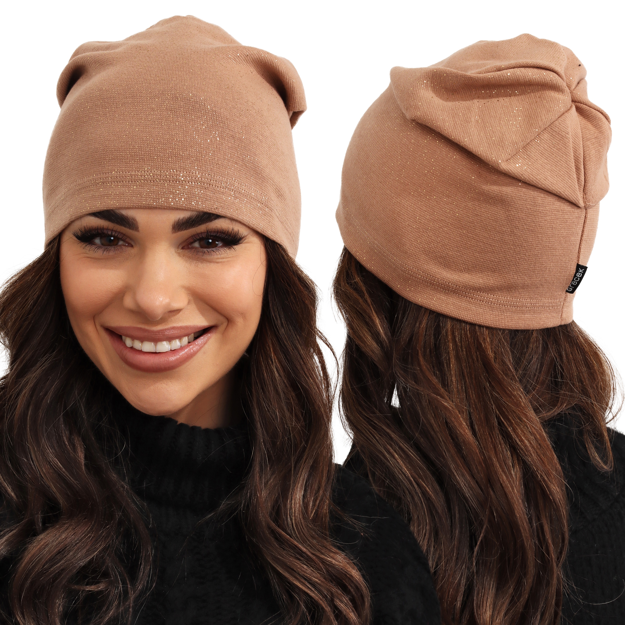 

Czapka Damska Beanie Sportowa Cienka Modna Wiosna