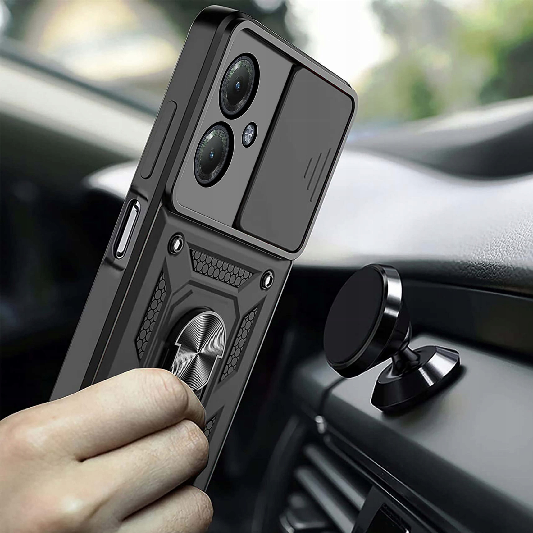 ETUI do MOTOROLA MOTO G54 5G / Power Edition SLIDE PANCERNE + SZKŁO SZYBKA Marka Case