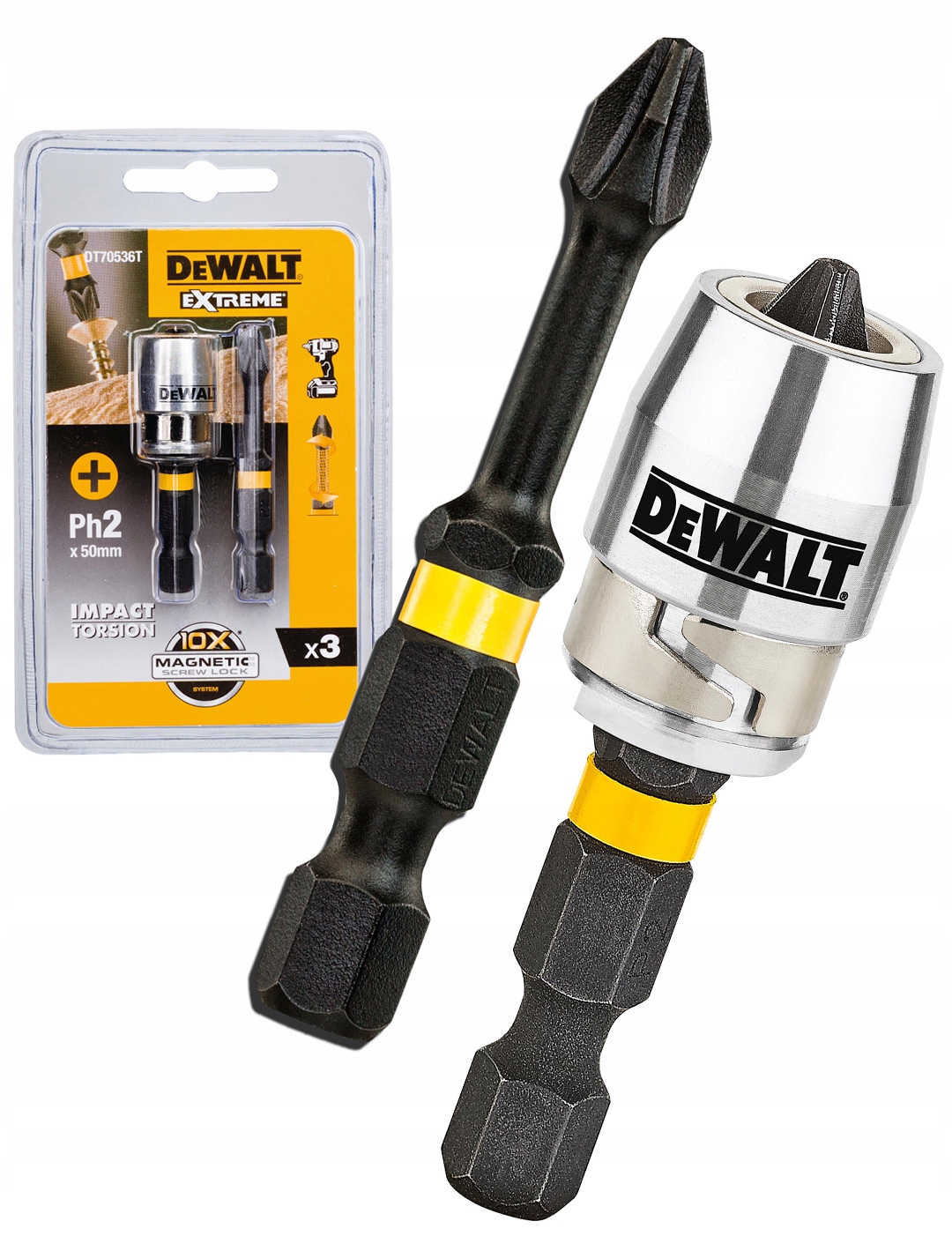 

DeWalt DT70536T bity udarowe Ph2 50mm+ uchw magnet