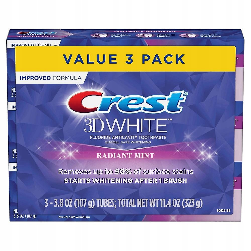 

Pasta Crest 3D White Radiant Mint 3 pak