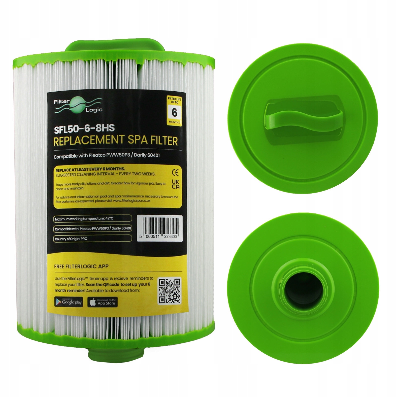 Filtr wkład wody do basenu FilterLogic SFL-50-6-8HS kompatybilny z PWW50P3