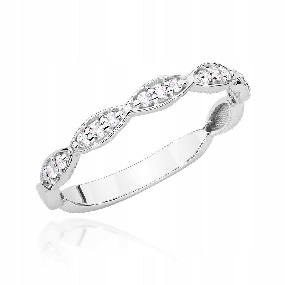

Złoty Pierścionek 585 Zaręczynowy Brylant 0,13 ct