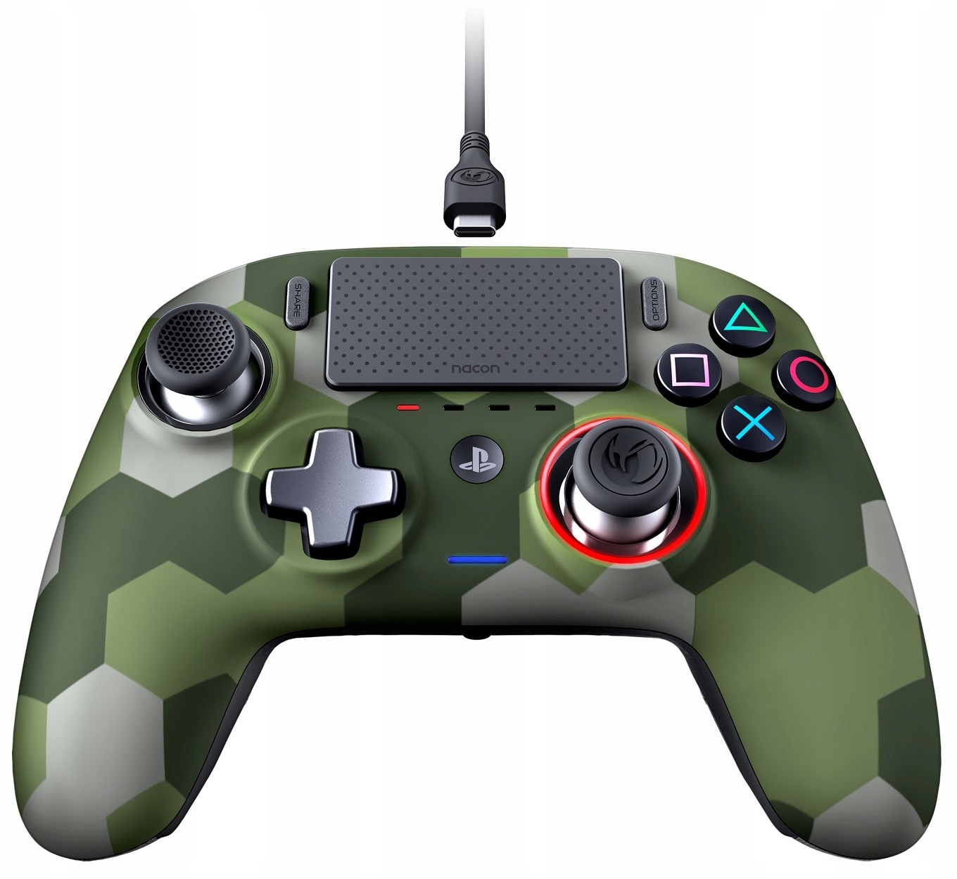 Nacon PS4 Pad przewodowy Sony Revolution Pro Controller 3 Green Camo