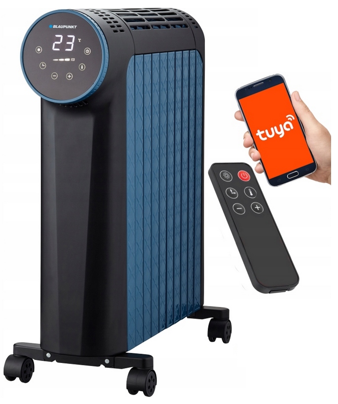 Grzejnik elektryczny olejowy Blaupunkt HOR811 2500W Wi-Fi Tuya Smart