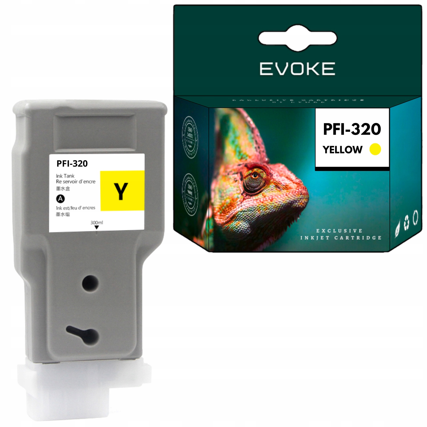 Atrament pre Canon PFI-320Y žltý 300 ml 2893C001 TM-200 TM-205 TM-300 Tm 305