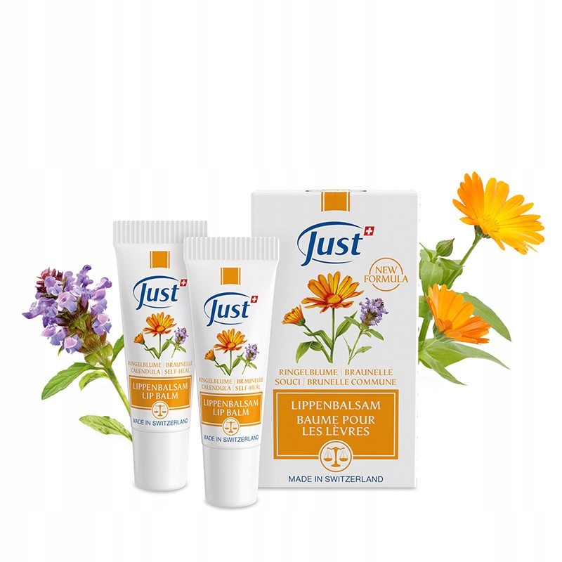 Just Balzám na rty 2X10ML měsíček opar/suché, popraskané rty/