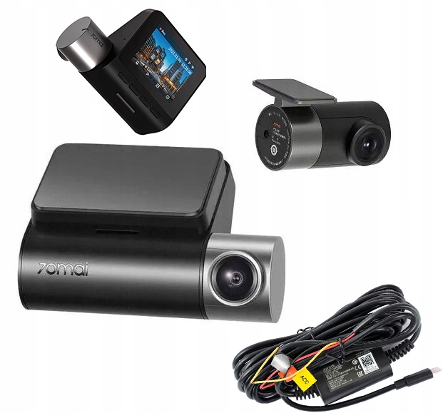 70mai Dash Cam A500S RC11 zadná kamera 1080p Ir Hardwire Kit
