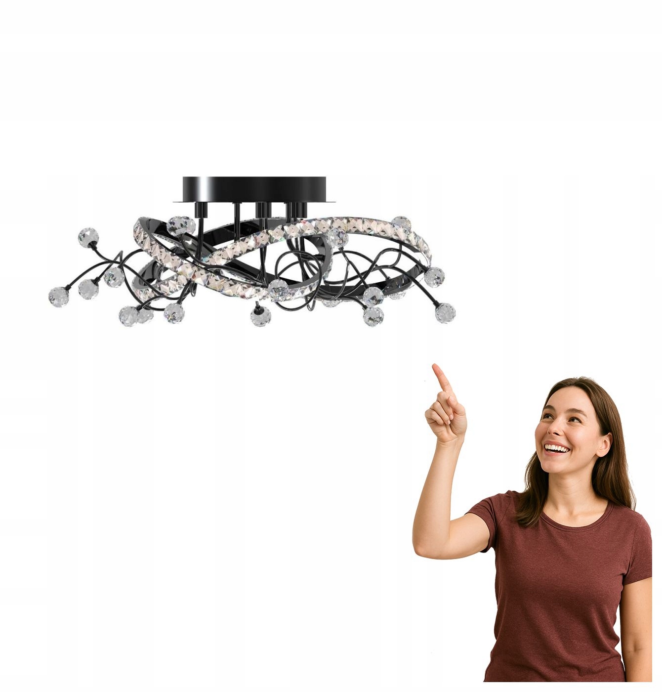 Led stropná lampa 26W Maia MX3481-1S-3BCT Zuma Line