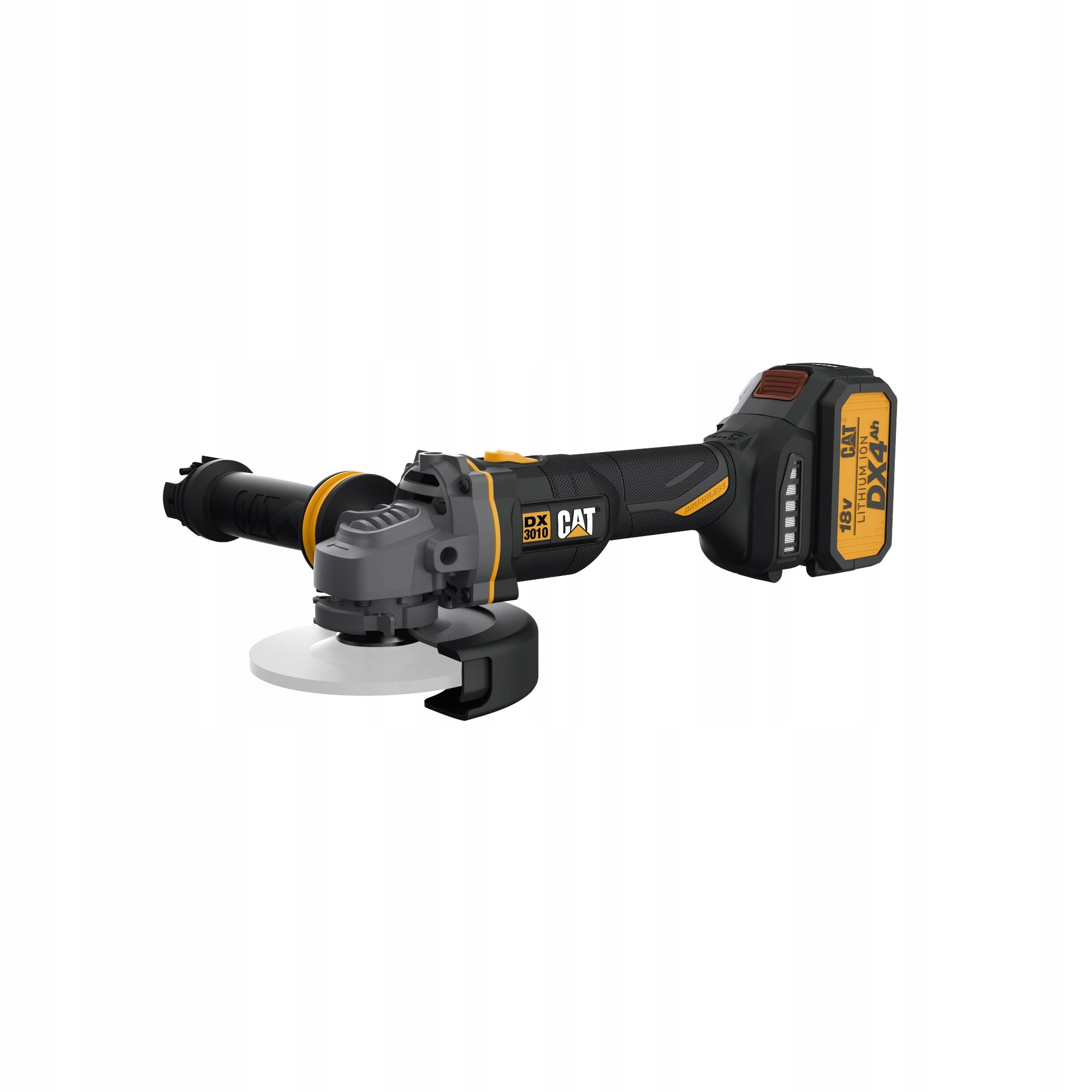 Szlifierka kątowa bezszczotkowa Cat DX3010B 125mm 18V samo body