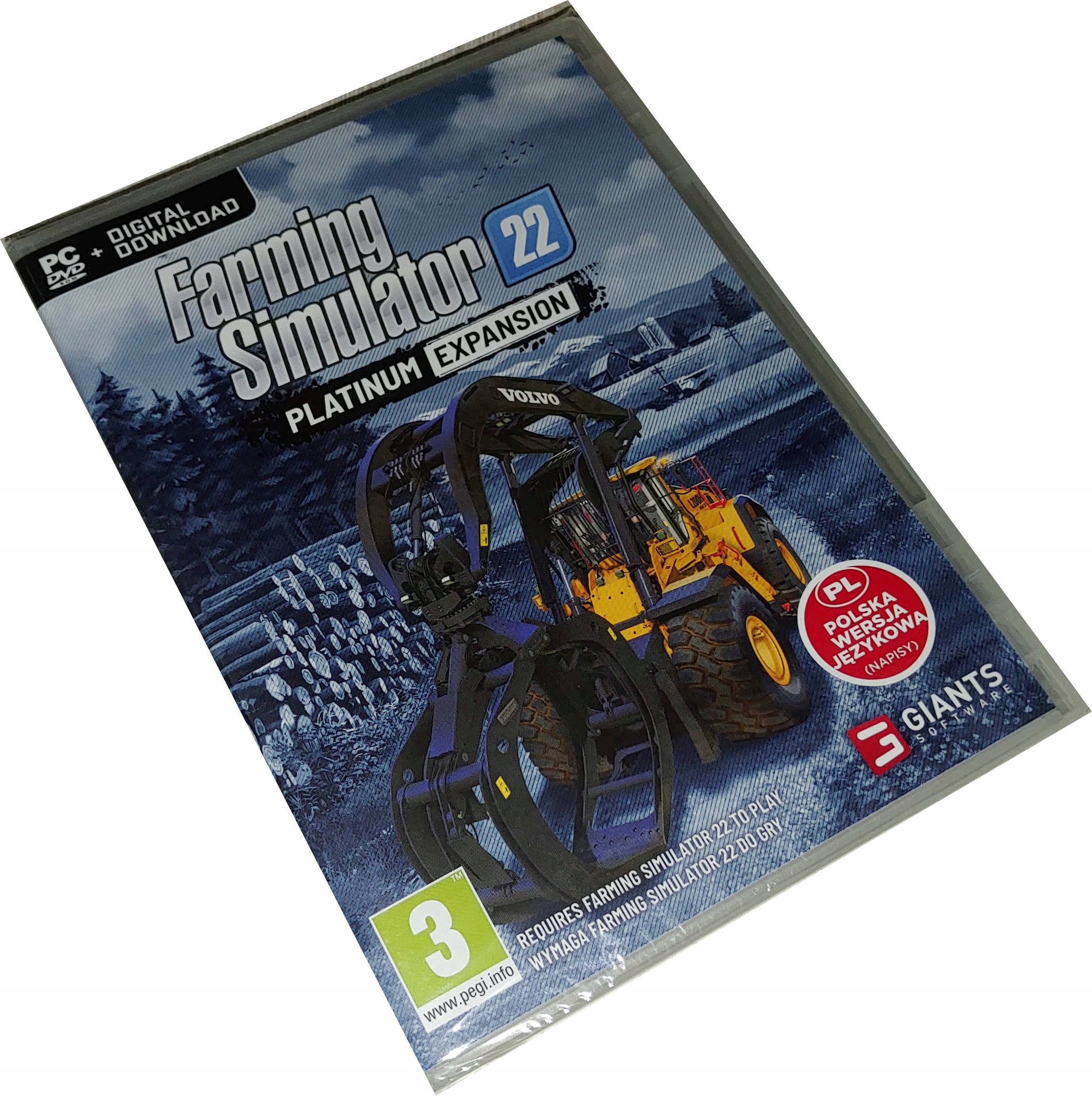 Farming Simulator 22 Platinum EXPANSION / NOWA / PL / PC / NA PŁYCIE